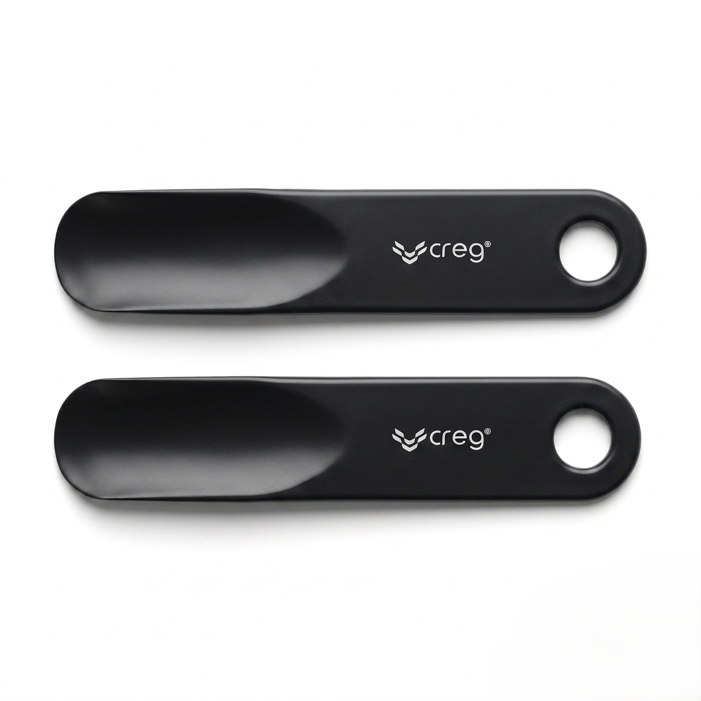 PREMIUM ABS PLASTIC SHOE HORN FOR MEN & WOMEN | BLACK & GREY