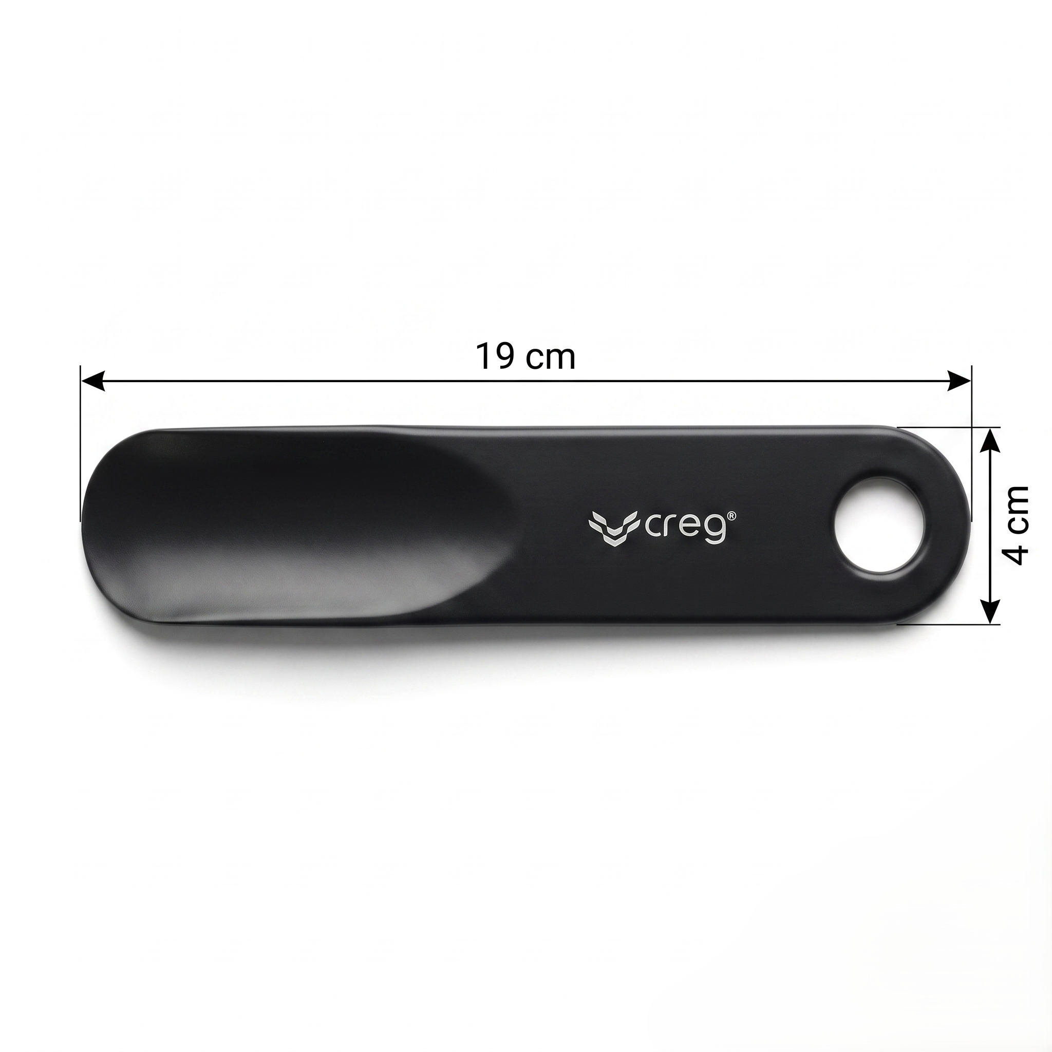 PREMIUM ABS PLASTIC SHOE HORN FOR MEN & WOMEN | BLACK & GREY