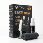 Creg Easy Clean Shoe Care Kit with foam, brush and towel for sneakers