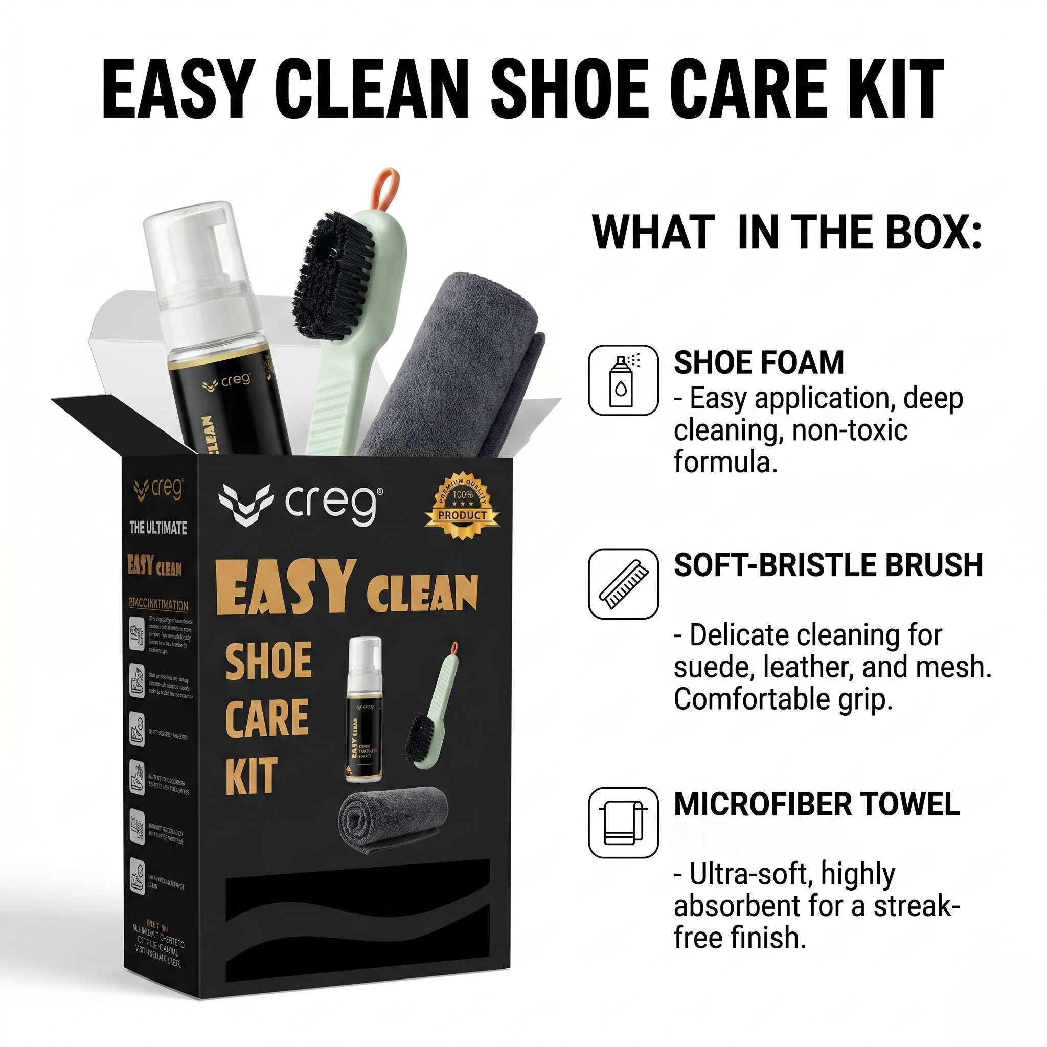 The Ultimate Easy Clean Shoe Care Kit