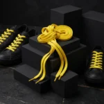 Yellow Premium Round Shoe Laces for Sneakers by CREG