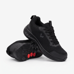 Creg Men's Black Athletic Running Shoes